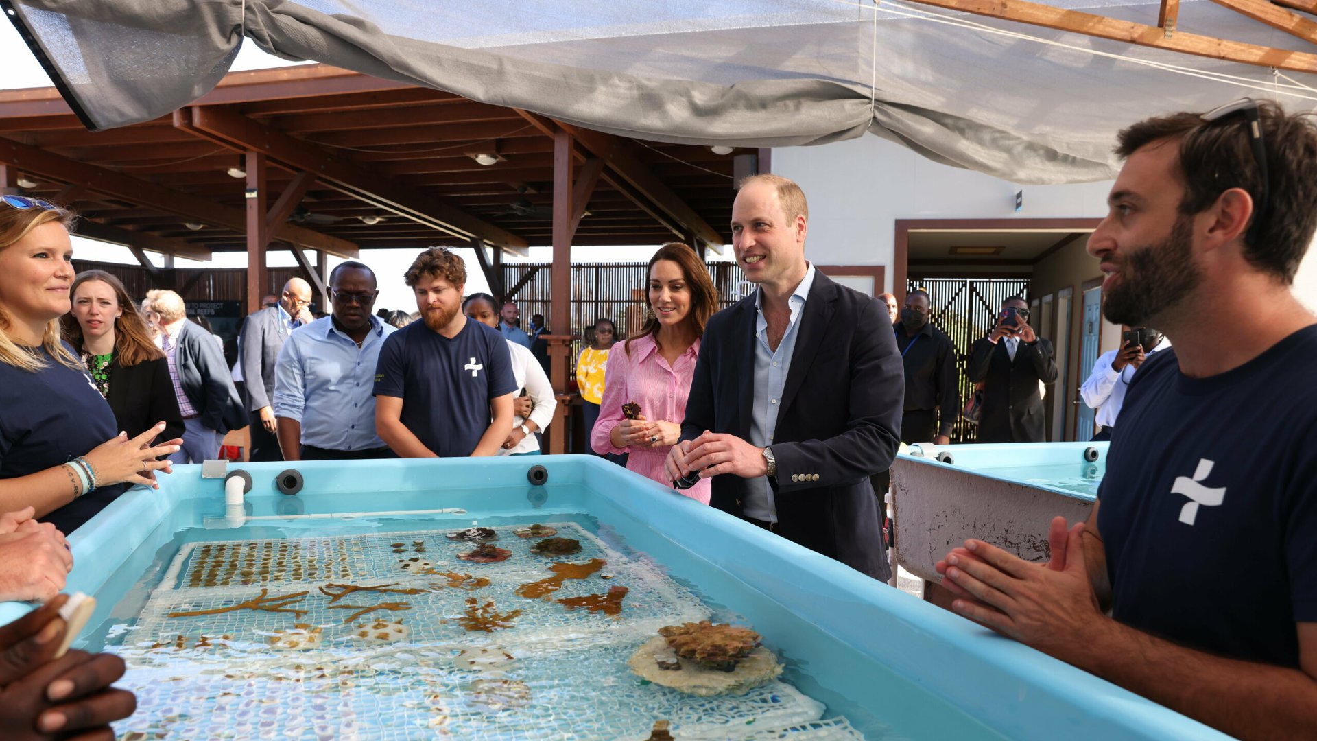 Prince William visits Coral Vita in Grand Bahamas