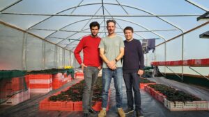 Pierre Paslier, Rodrigo Garcia Gonzalez and colleague