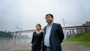 Desert Agricultural Transformation Professor Yi Zhijian in lab with colleague
